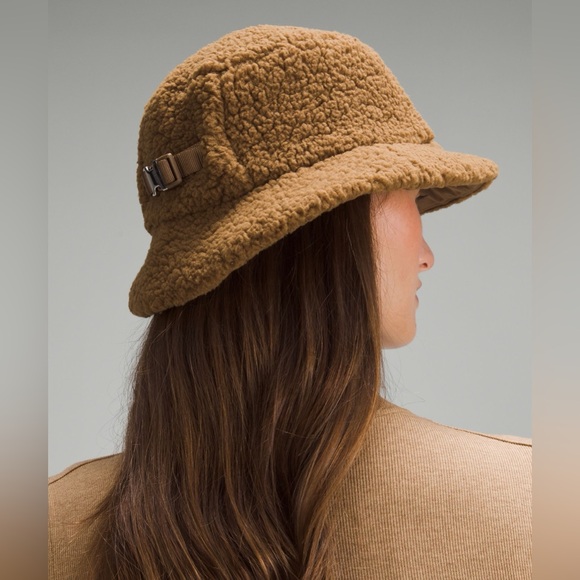 lululemon athletica Accessories - Lululemon fleece bucket hat - brown - size S/M
